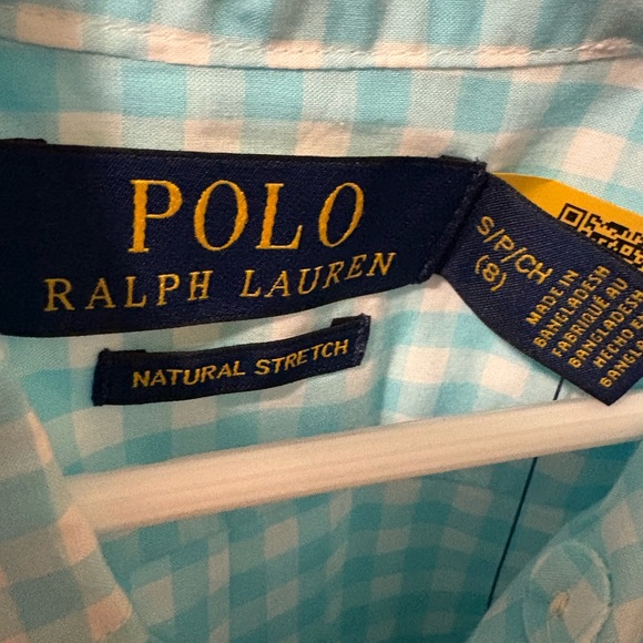 Boys Ralph Lauren Gingham Plaid Shirt - Picture 6 of 6